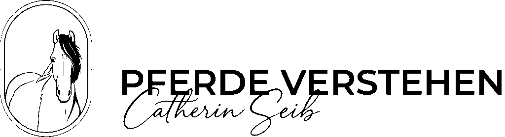 Pferde Verstehen mit Catherin Seib Logo Variation in Schwarz